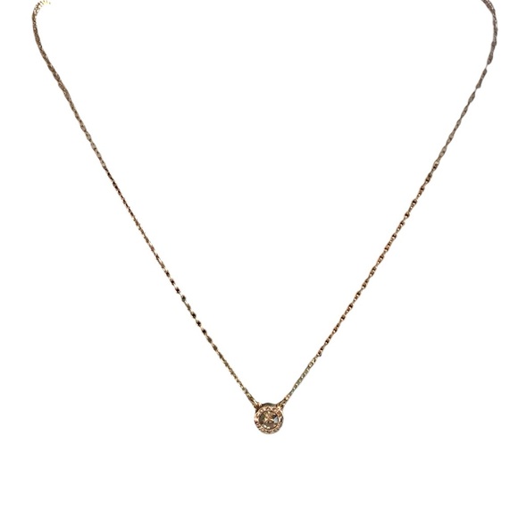 COACH Rose Gold Open Circle Necklace - Picture 3 of 7